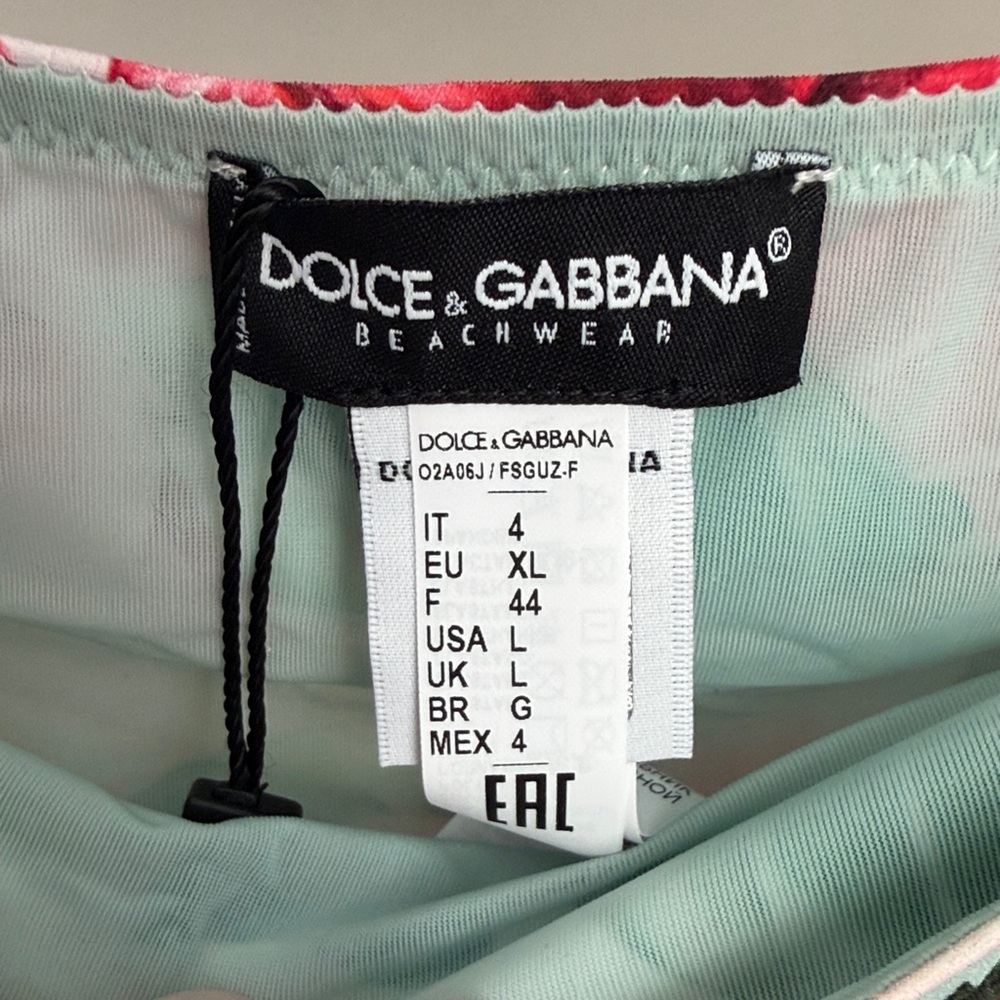 Dolce & Gabbana Multicolor Floral Bikini Top - Picture 5 of 12